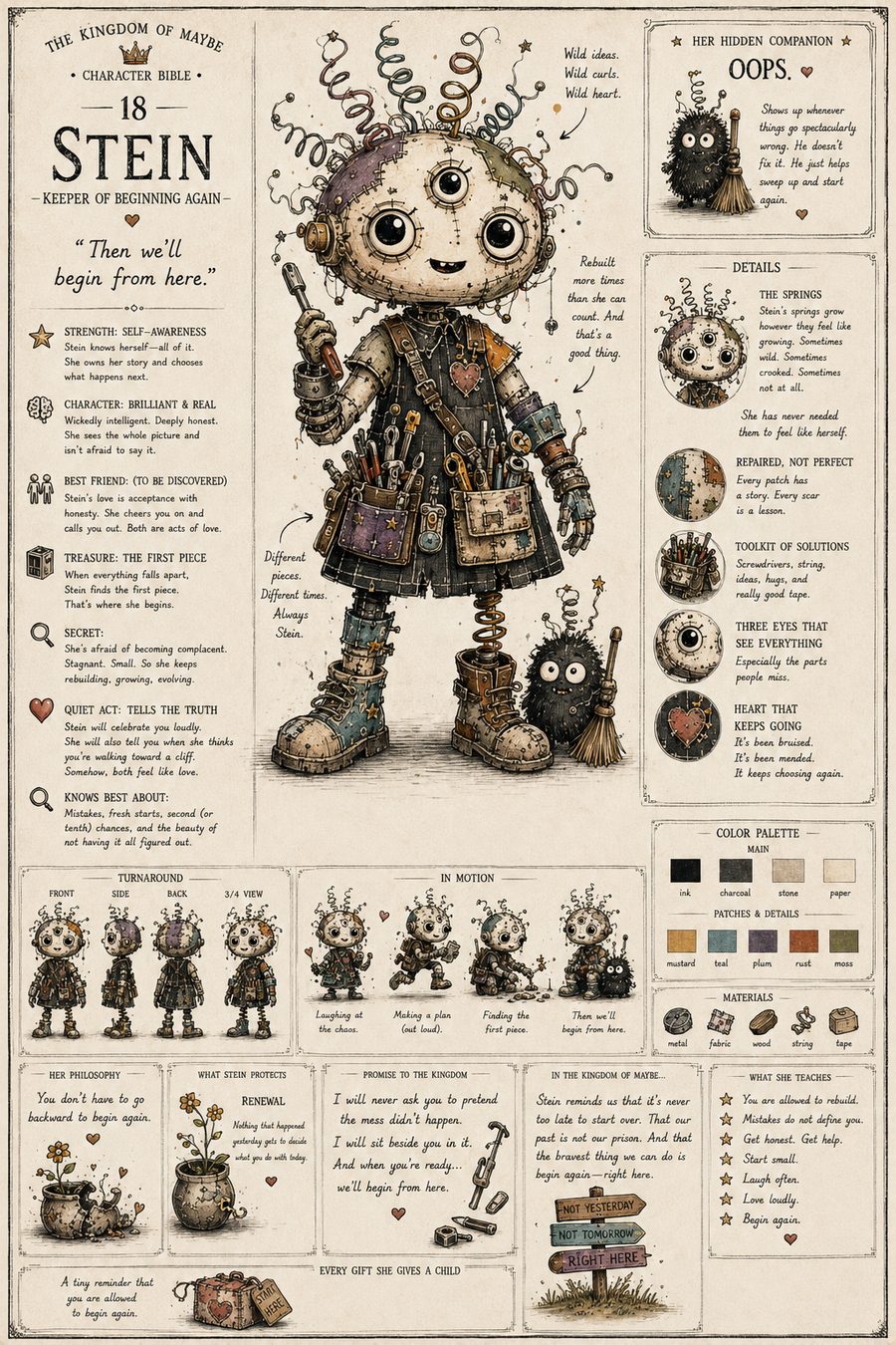 Full character bible plate for Stein